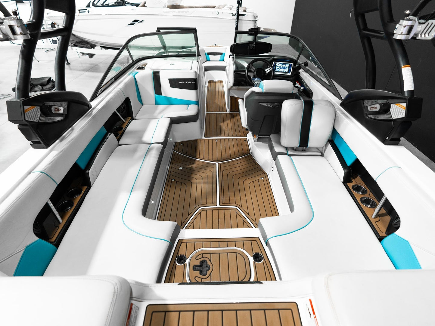 2017 Super Air Nautique 230 - Grey / Reef Blue - BoardCo Boats