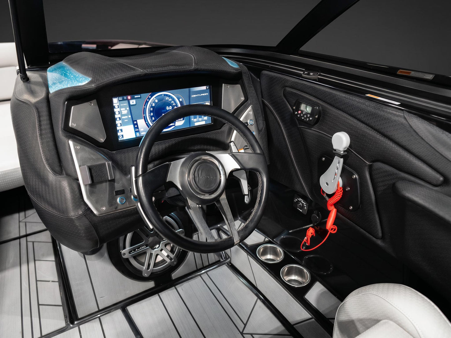 2020 Centurion Vi24- Onyx Black / Sky Blue Flake