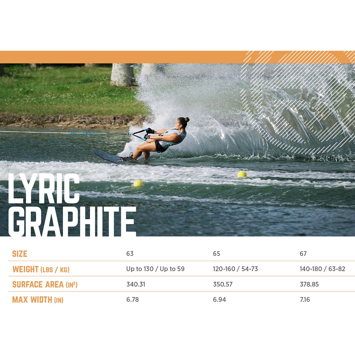 Radar Graphite Lyric w/ Lyric BOA & Lyric BOA ARTP Water Ski Package 2025