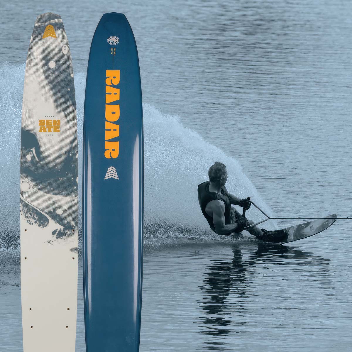 Radar Alloy Senate w/ Double Carbitex Vector BOA Water Ski Package 2025