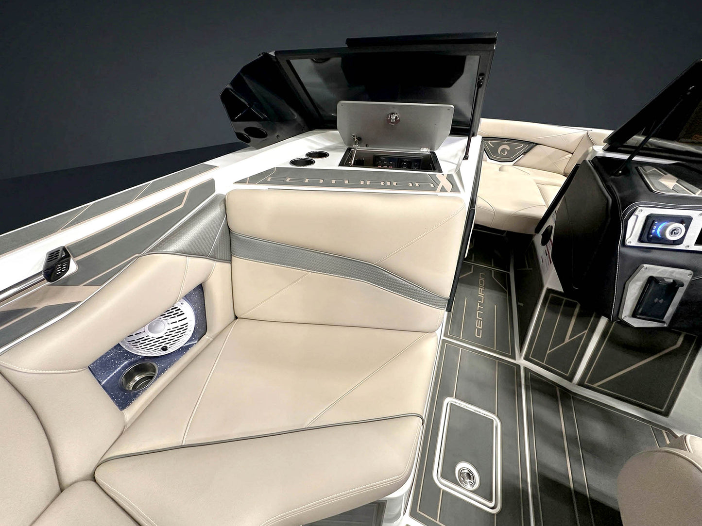 2026 Centurion Nv243 - Steel Blue Flake / White Frost - BoardCo