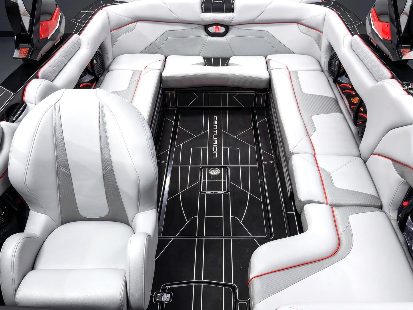 2026 Centurion Ri245 - Onyx Black / Gunmetal Flake / Red
