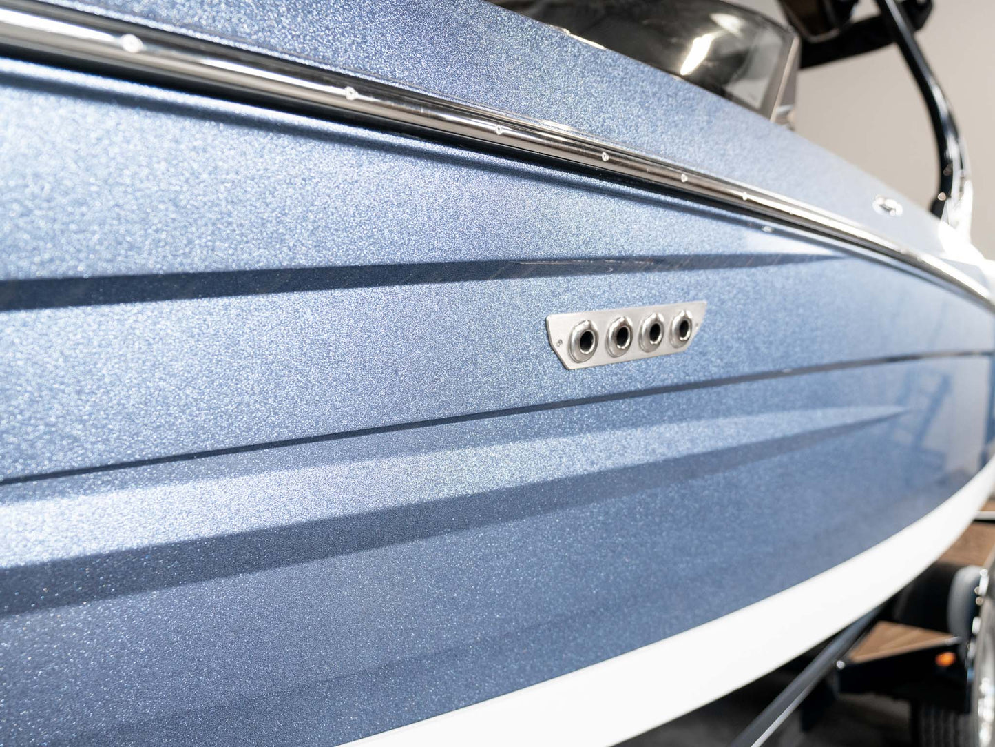 2026 Supreme S240 - Steel Blue / White - BoardCo Boats