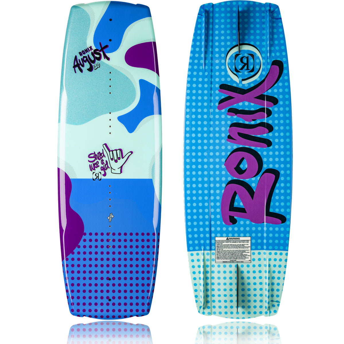 devine ride ski snowboard shop servicing skateboard watersports Jacuzzi Rainbow Hands Jet 8.5" Deck The Dark Slide Layered Glass Over time Watersports - Water Ski -