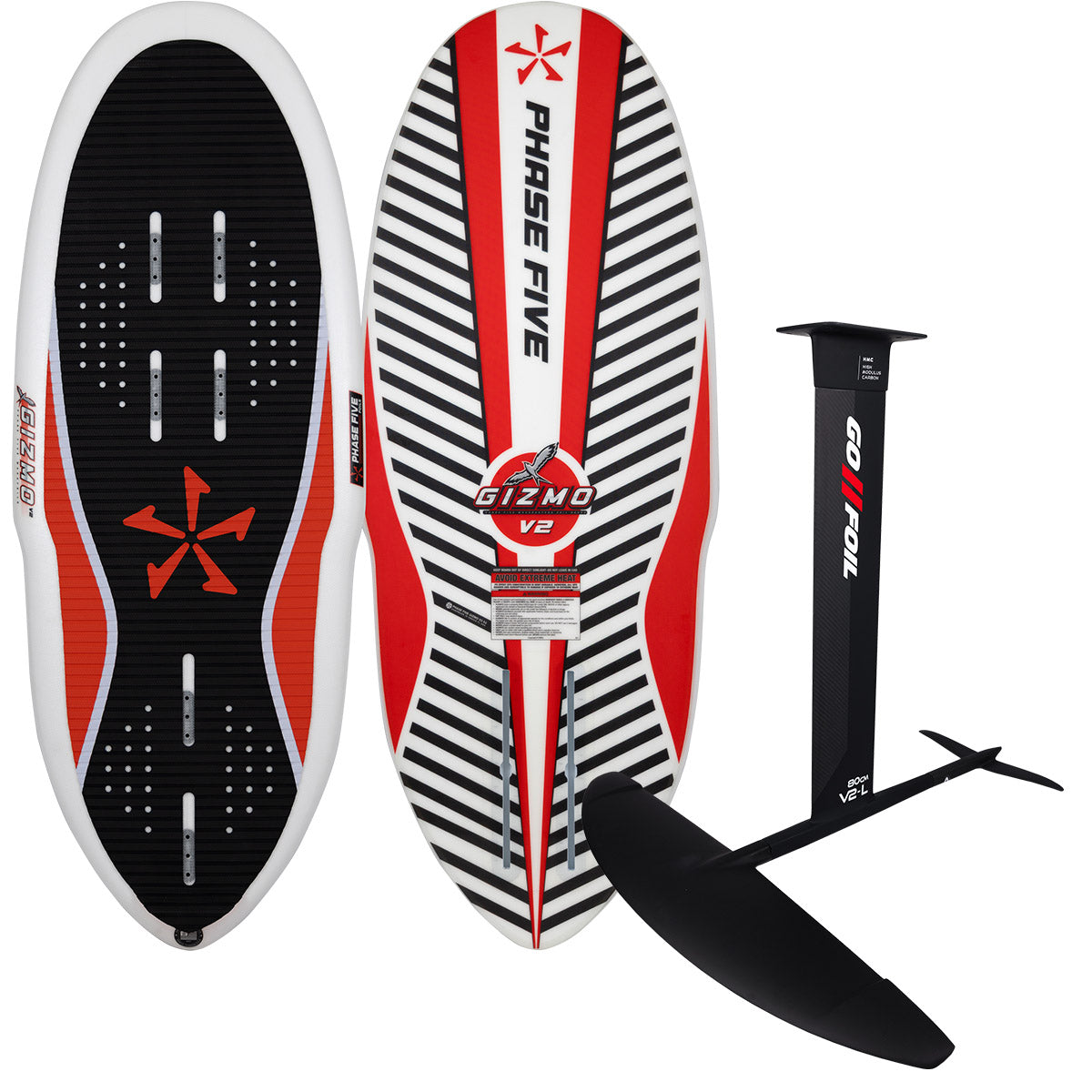Phase 5 Gizmo V2 + Go Foil Cruise Wake Foil Package 2026