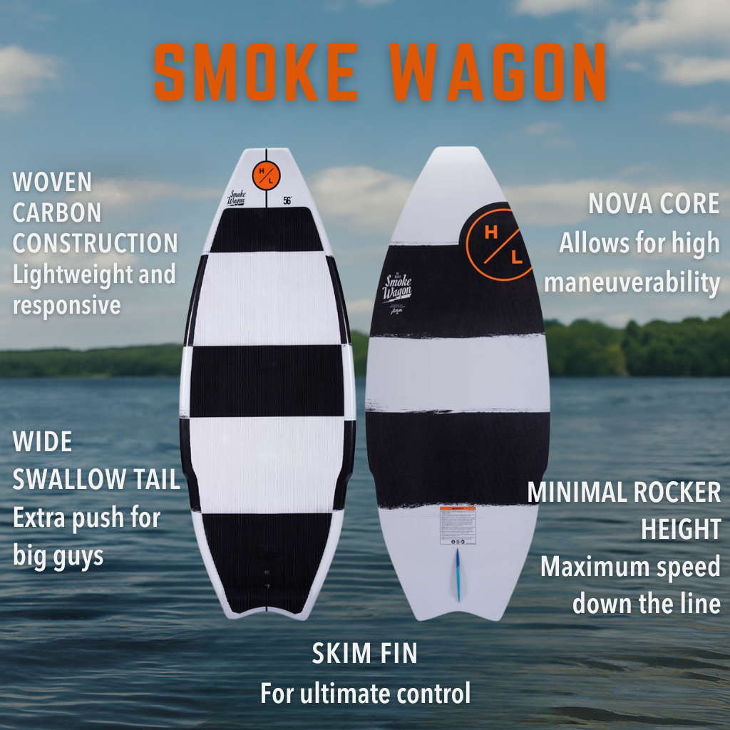 Hyperlite Smoke Wagon Wakesurf Board 2026