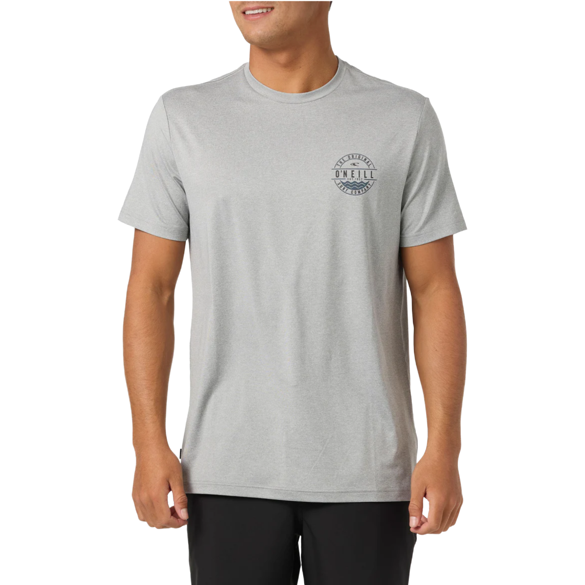 O'Neill TRVLR UPF Paradise Tee in Heather Grey