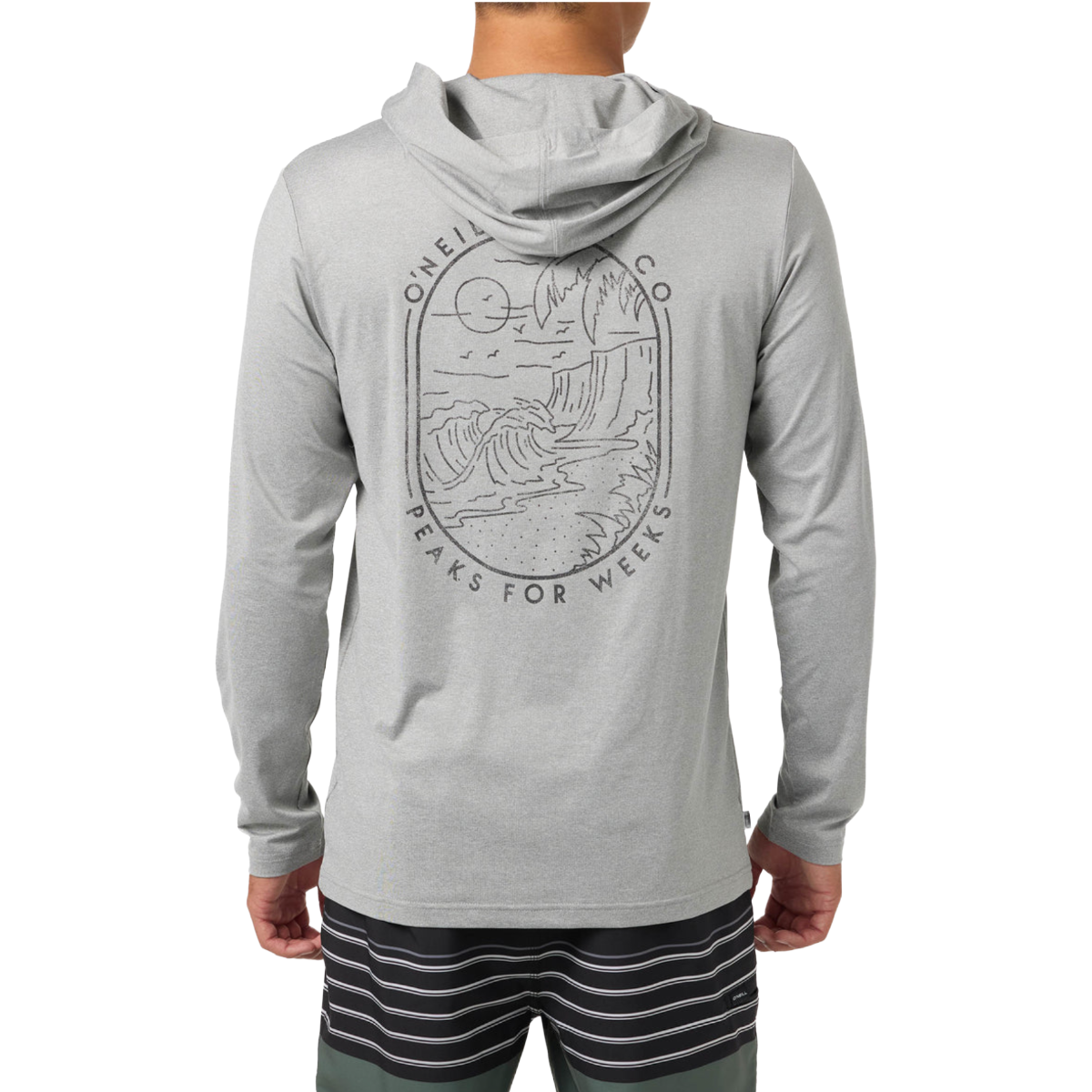O'Neill TRVLR UPF Hooded Cliffs Long Sleeve Pullover