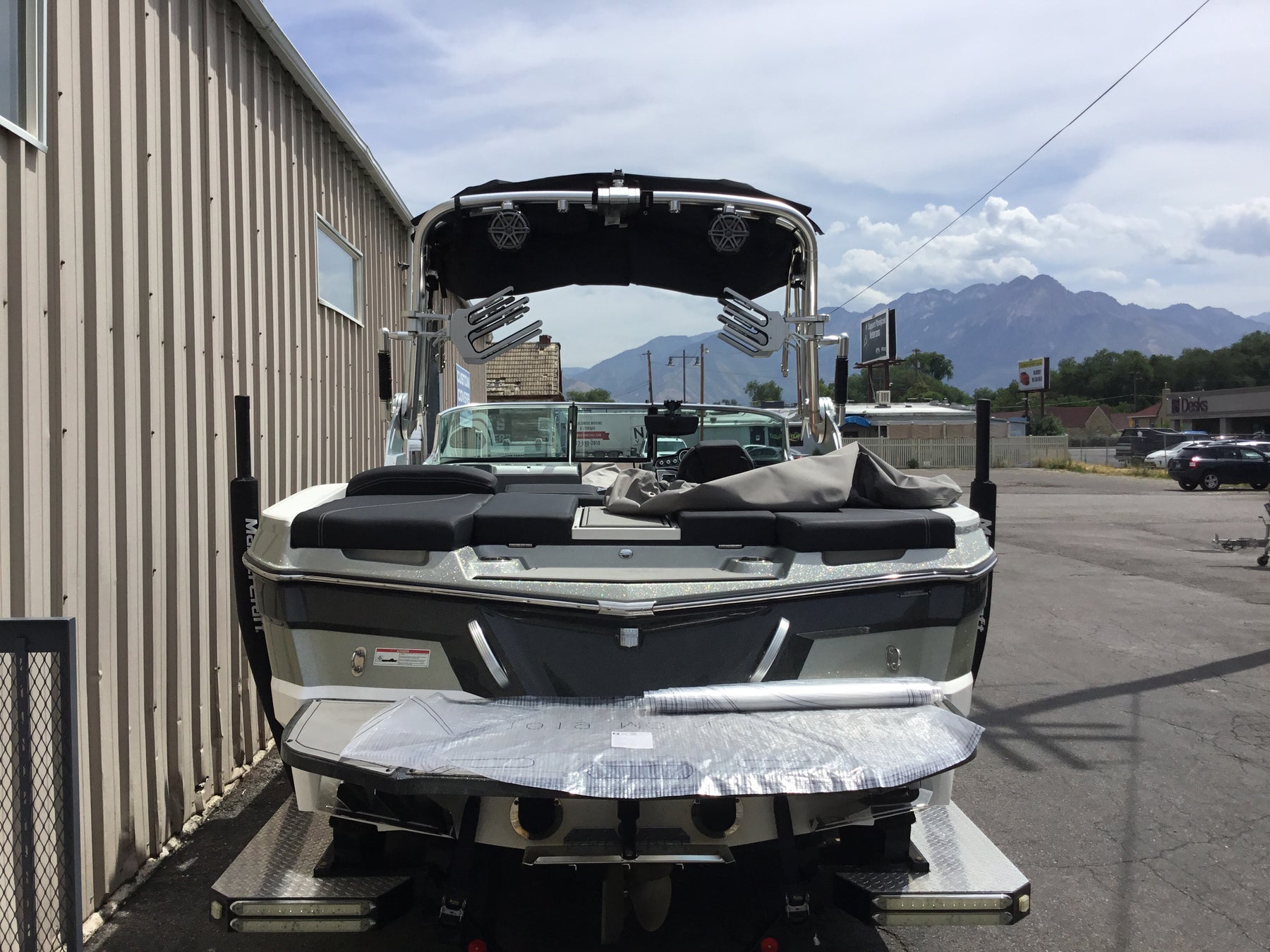 MasterCraft XT23 ZFT4 Factory Bimini Double Up Storage Cover