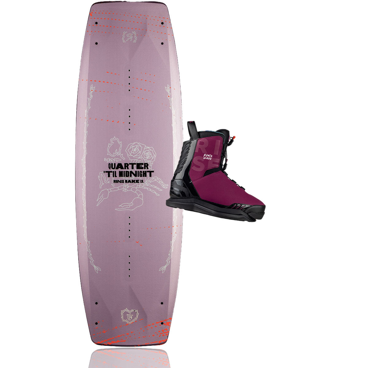 Ronix Quarter 'Til Midnight w/ Rise Wakeboard Package 2026