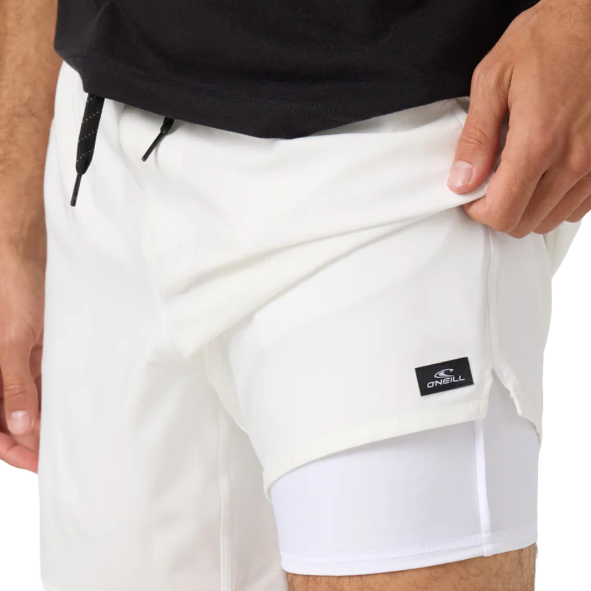 O'Neill Perform Light Lined E-Waist 17" Shorts in White