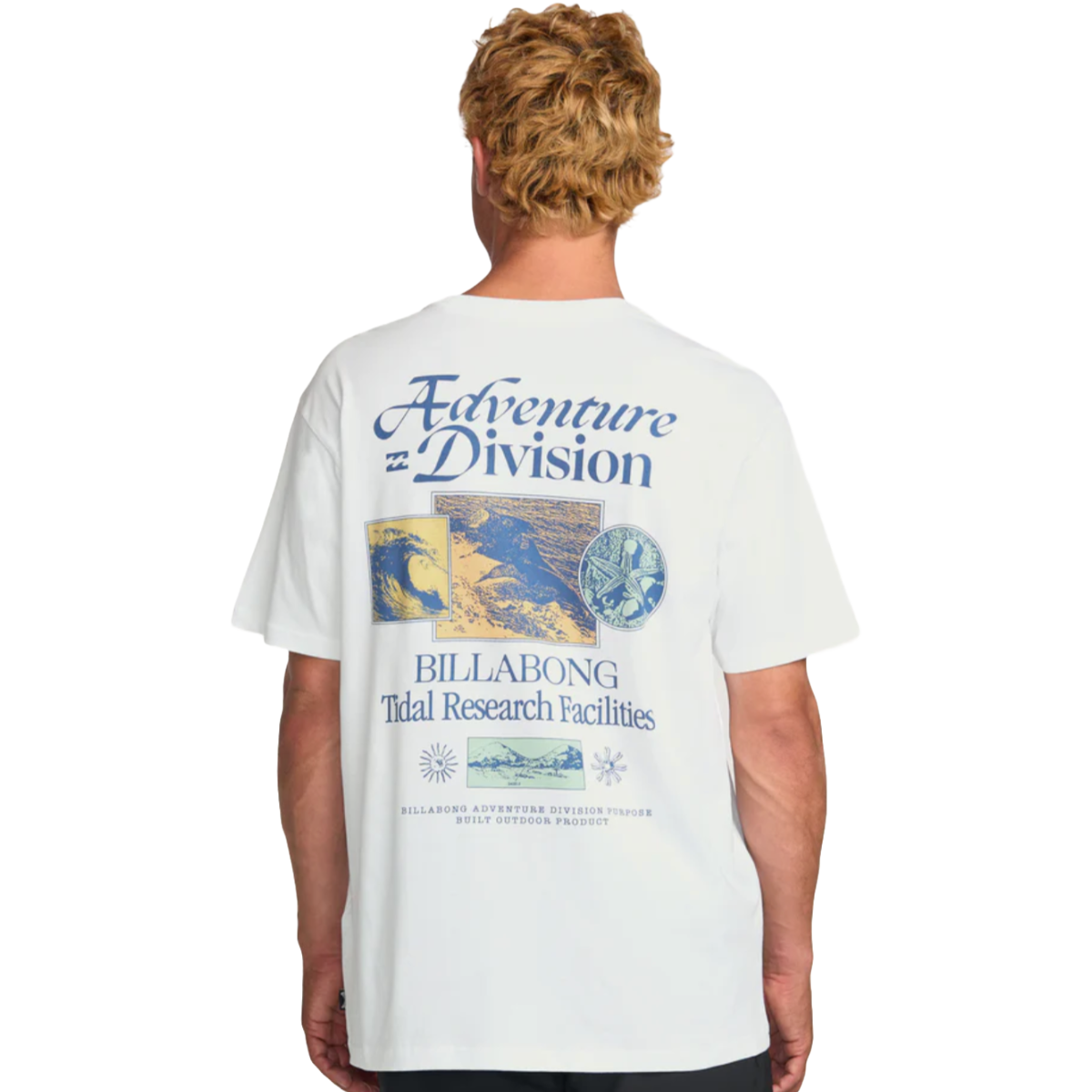 Billabong Tidel Research A/Div Tee in White