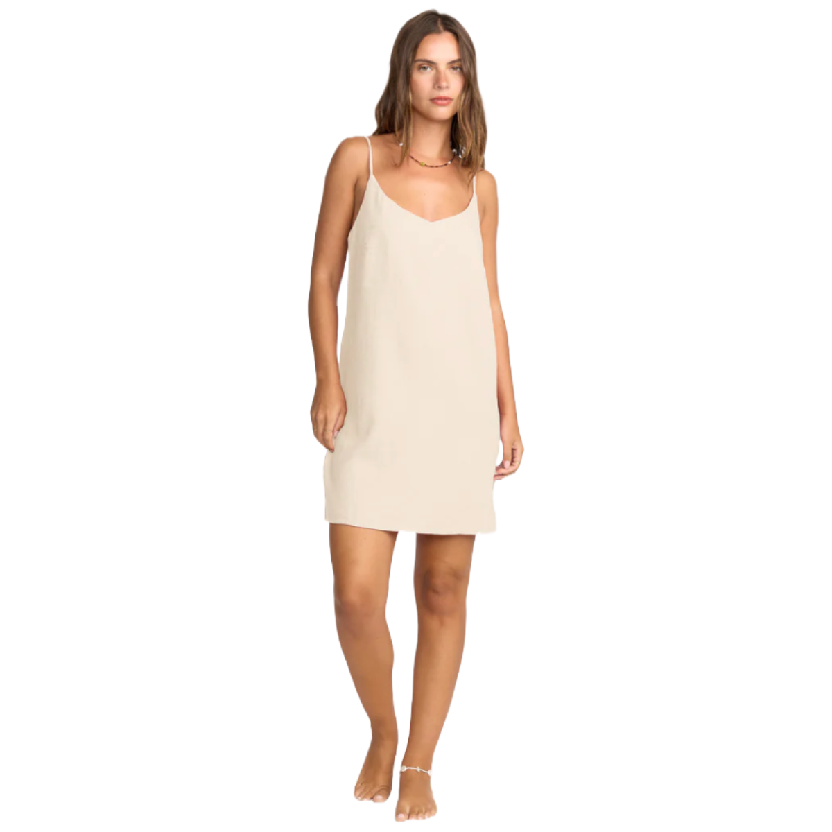 Billabong Women's Summer Love Mini Slip Dress - Salt Crystal