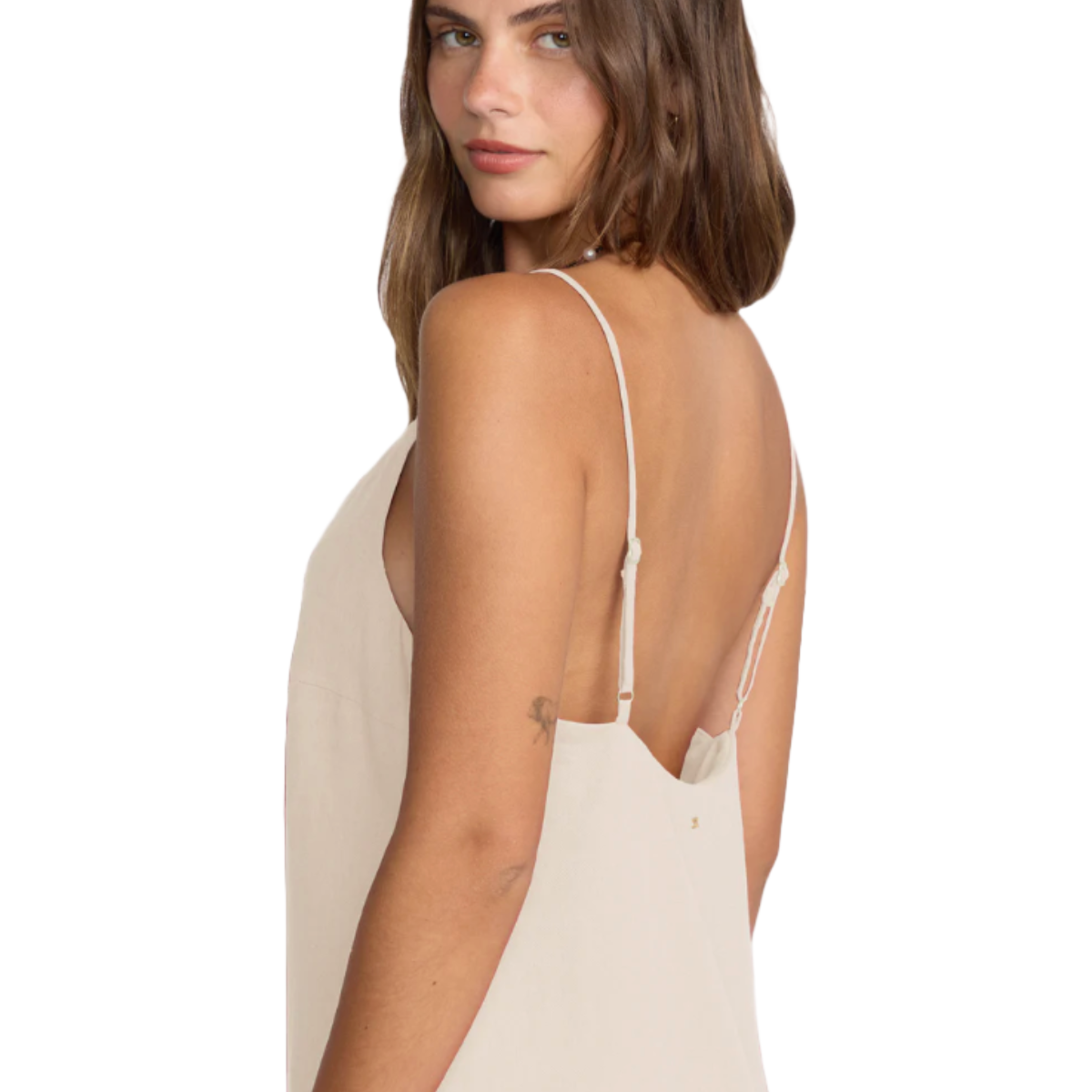 Billabong Summer Love Slip Dress in Salt Crystal