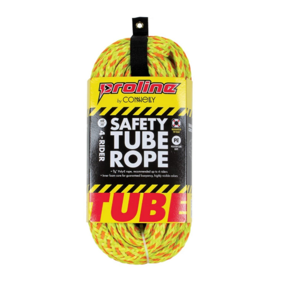 Proline 60ft 4-Person Safety Tube Rope in Volt/Orange