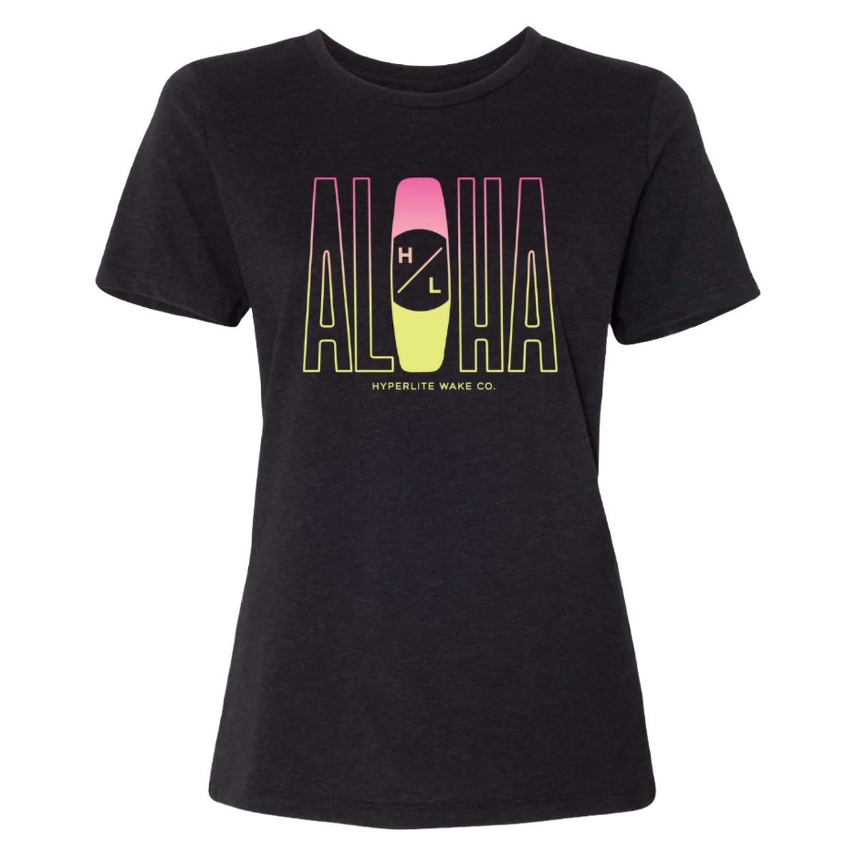 Hyperlite Women's Aloha Tee in Black
