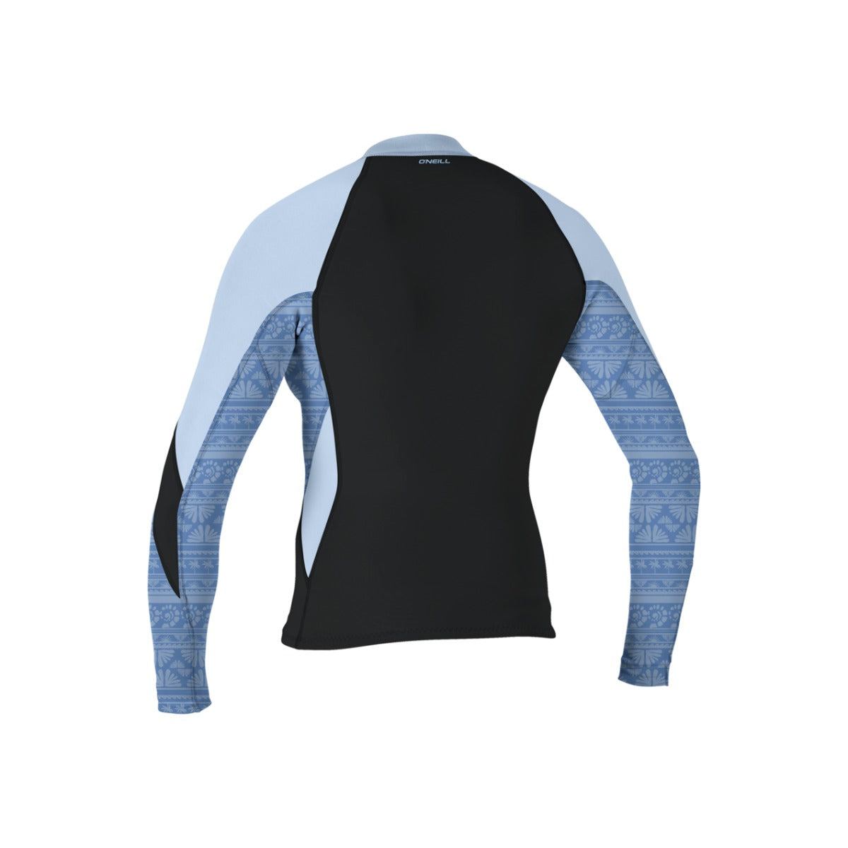 O'Neill Women's Bahia 1/0.5mm Full Zip Jacket in Tempsteel/Surf/Chambray