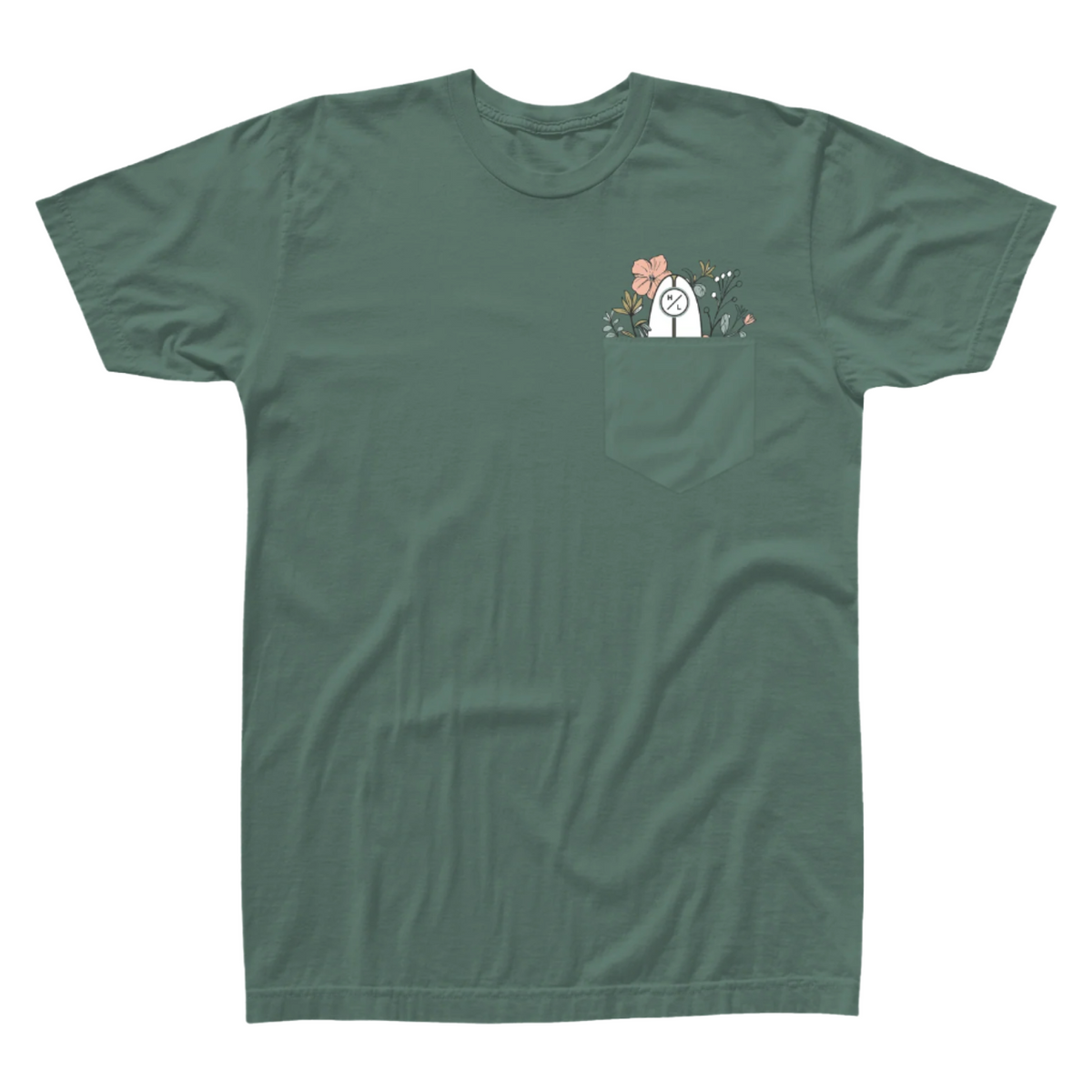 Hyperlite Women's Garden Pocket Tee in Moss