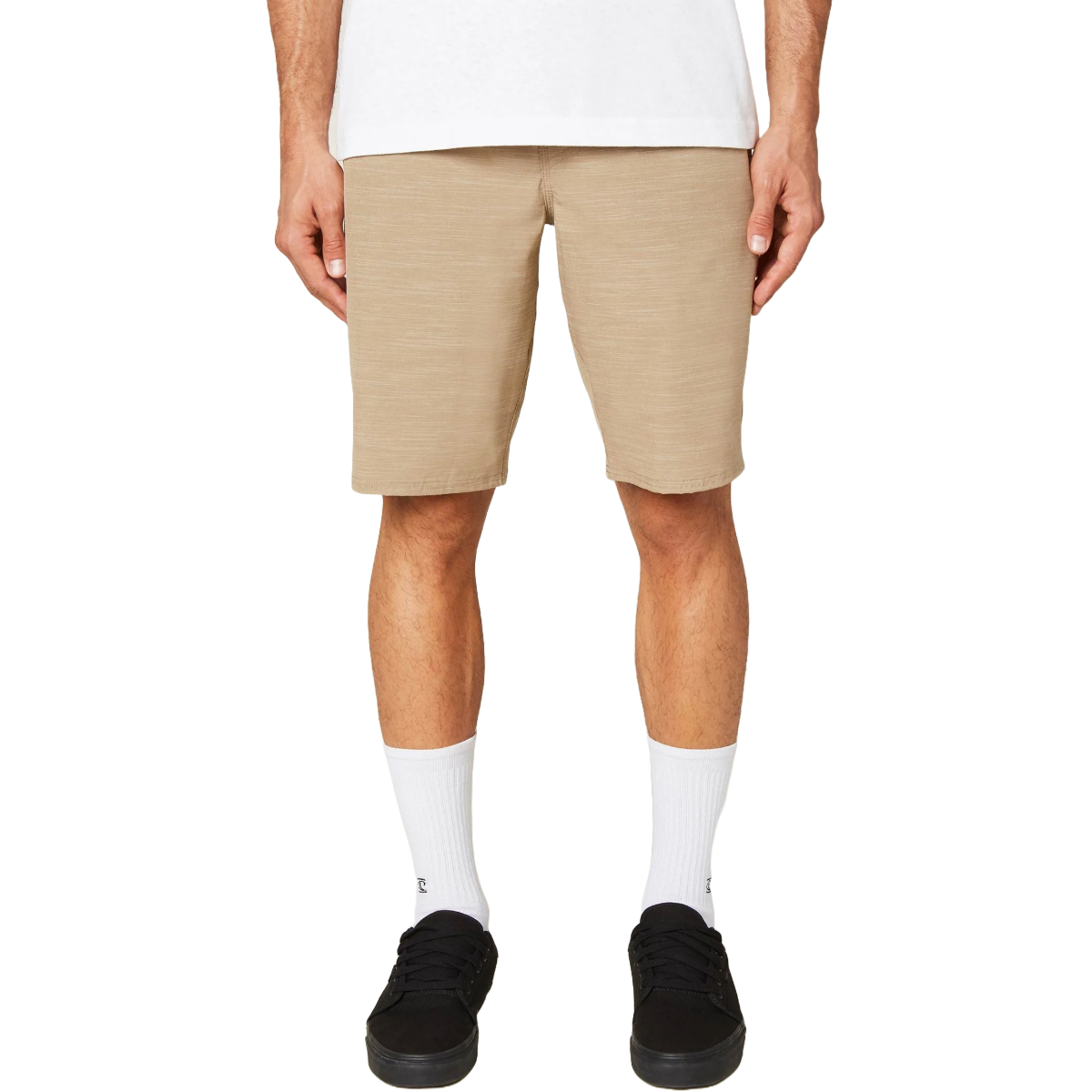 O'Neill Locked Slub Hybrid Shorts in Khaki