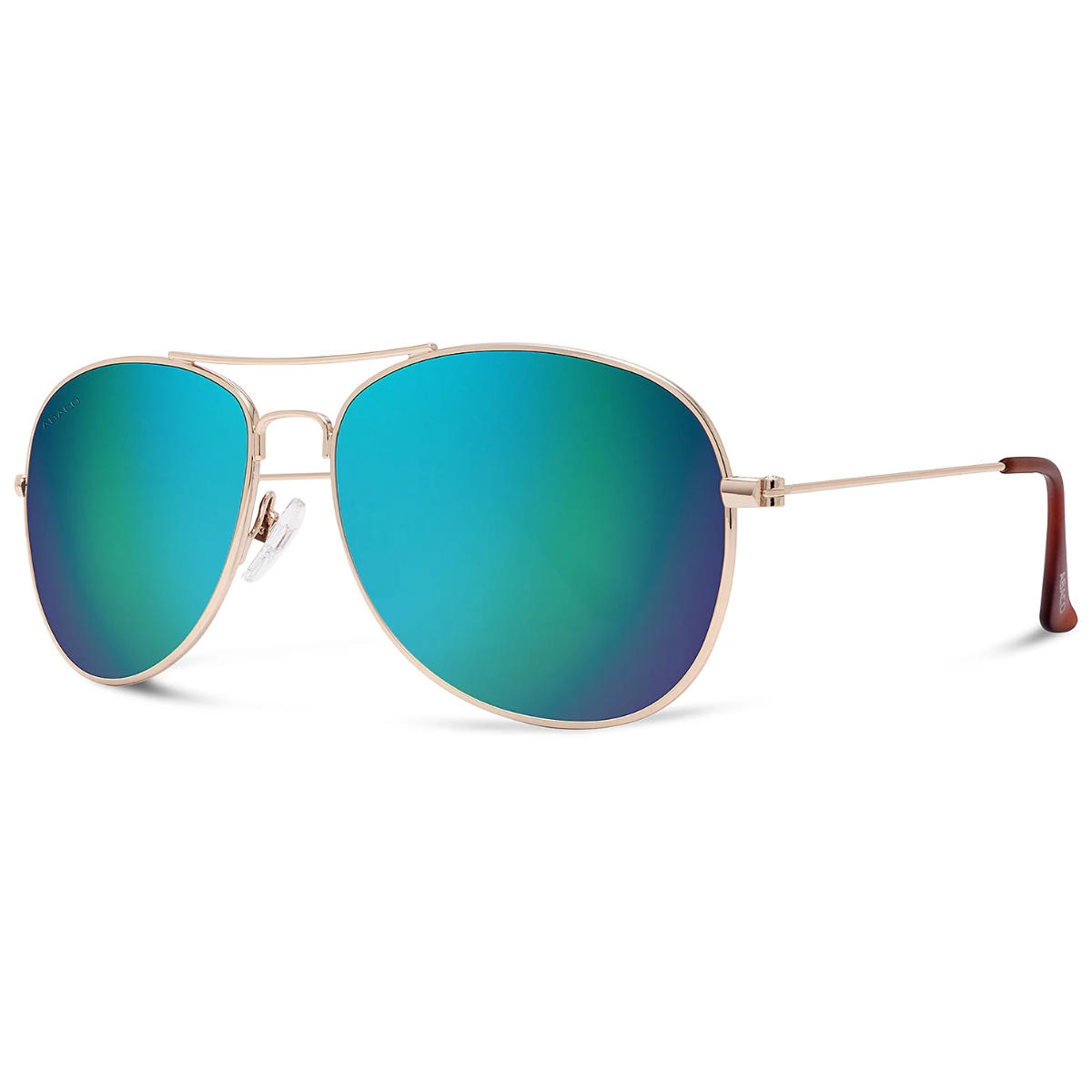 Abaco Avery Sunglasses in Gold/Ocean