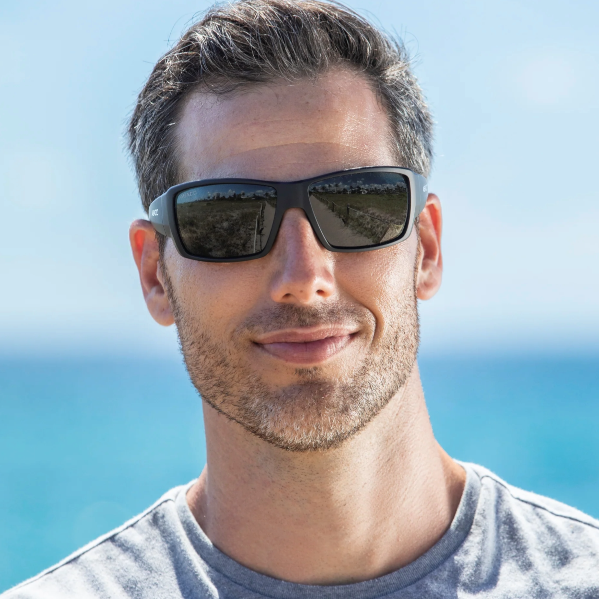 Abaco Crew Sunglasses in Black/G15