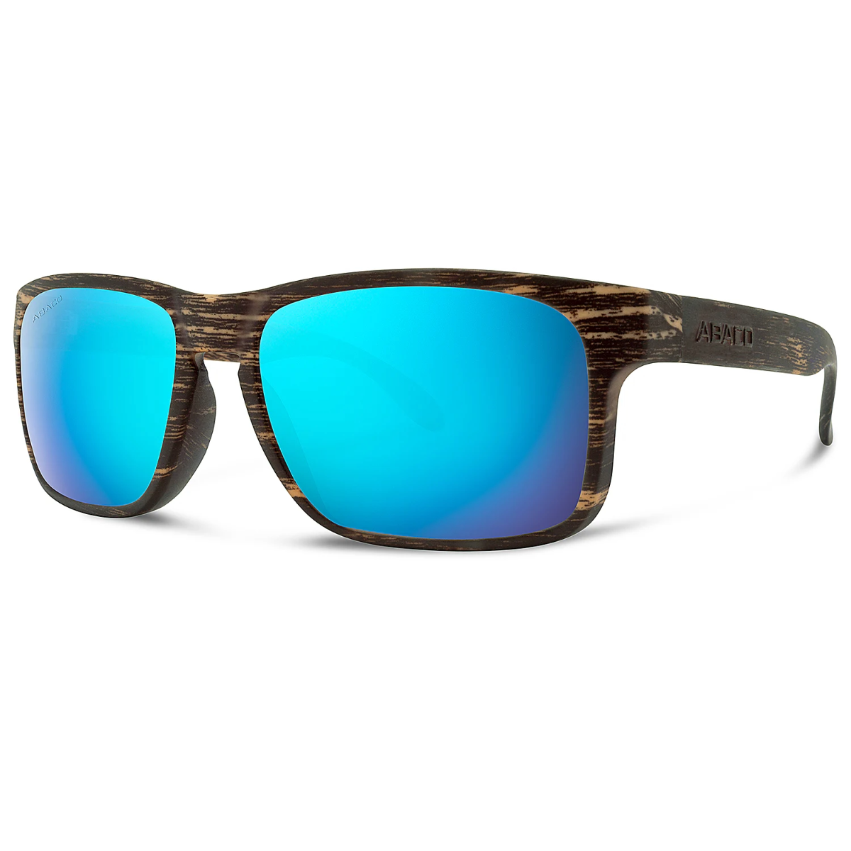 Abaco Dockside Sunglasses in Black Wood/Ocean
