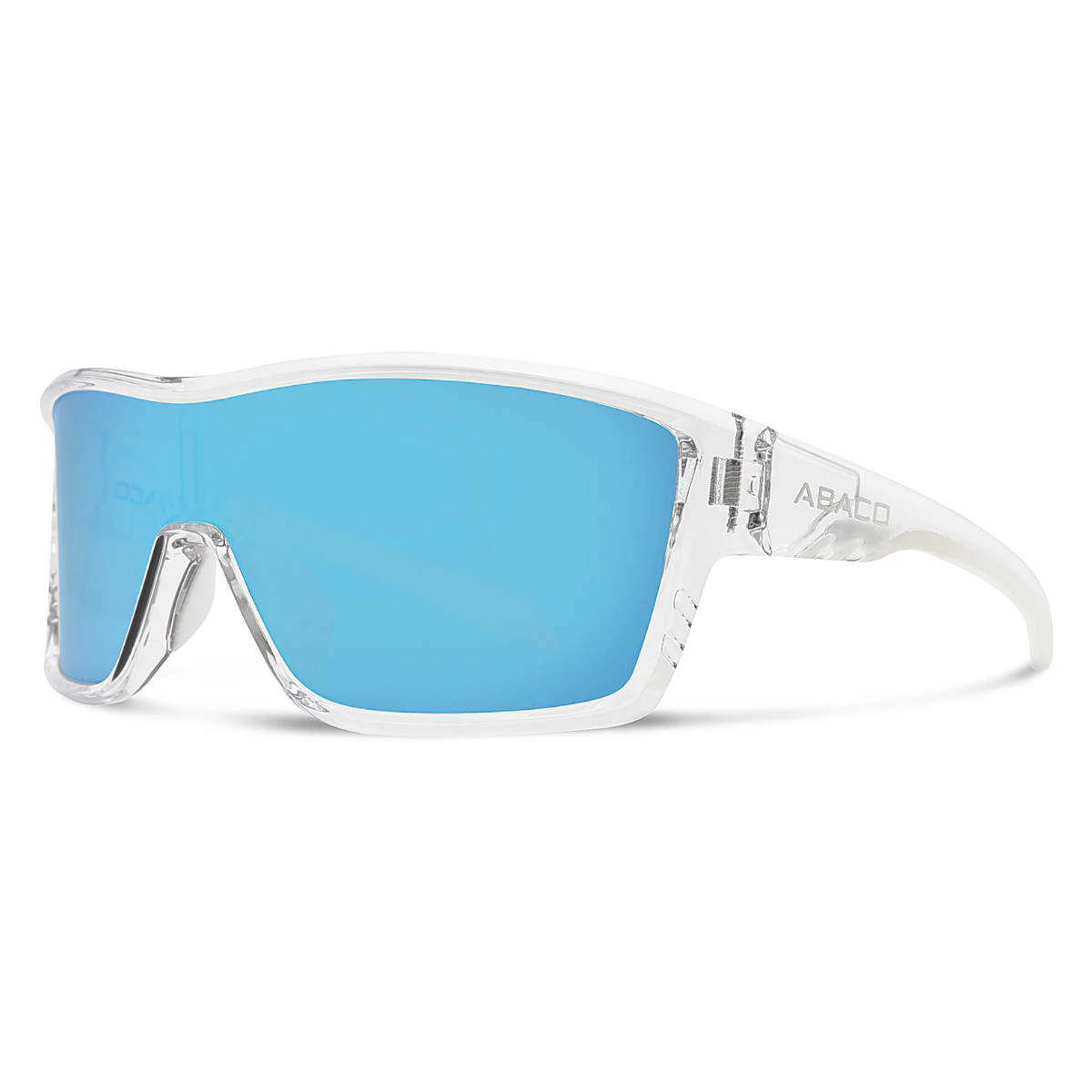 Abaco Drifter Sunglasses in Clear/Caribbean Blue Mirror