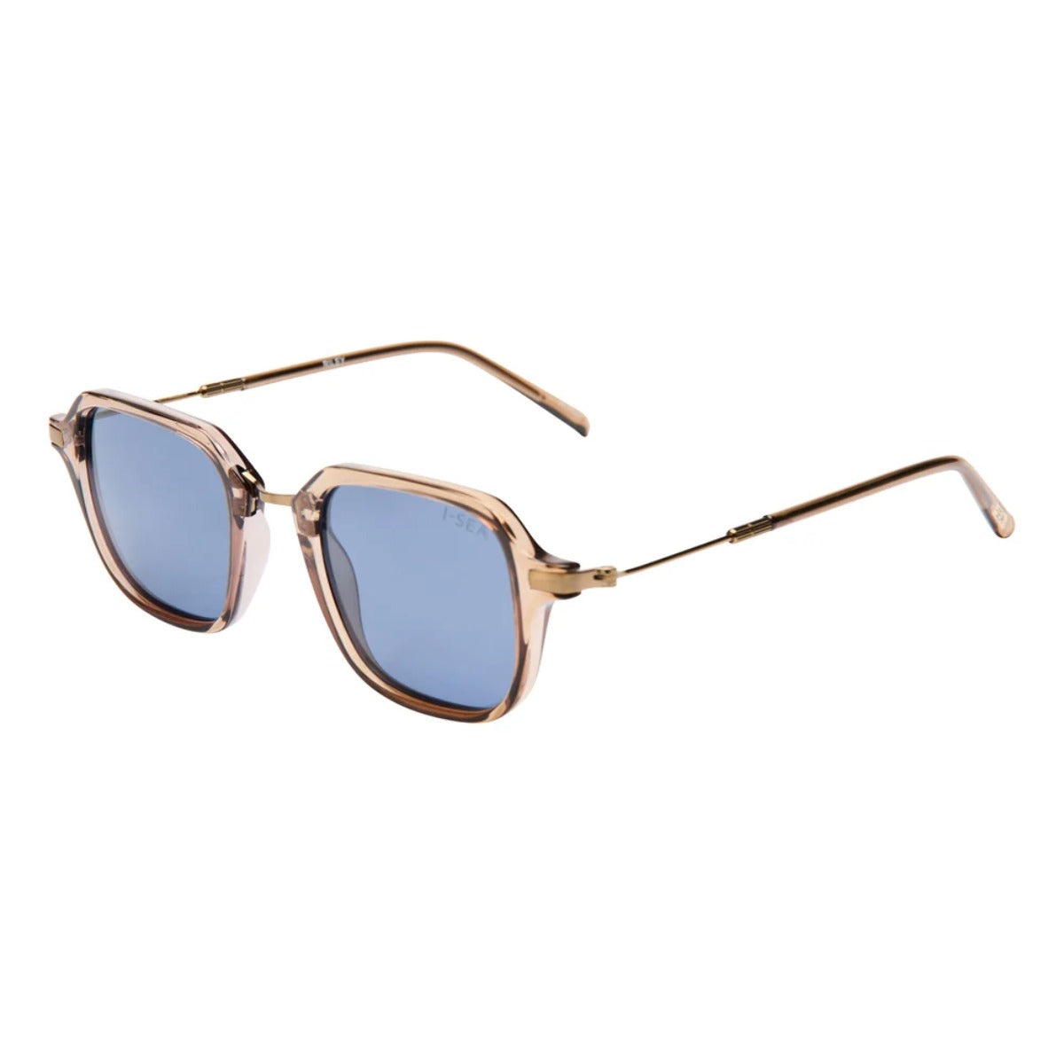 I-Sea Riley Sunglasses in Taupe/ Navy