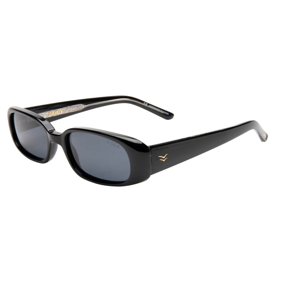 I-Sea Savoy Sunglasses in Black/ Smoke