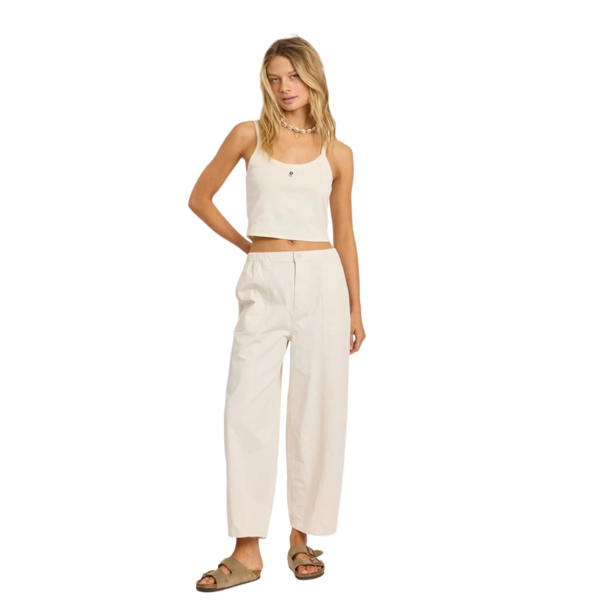 Sisstr Ocean Drifter Woven Pant in Sea Salt