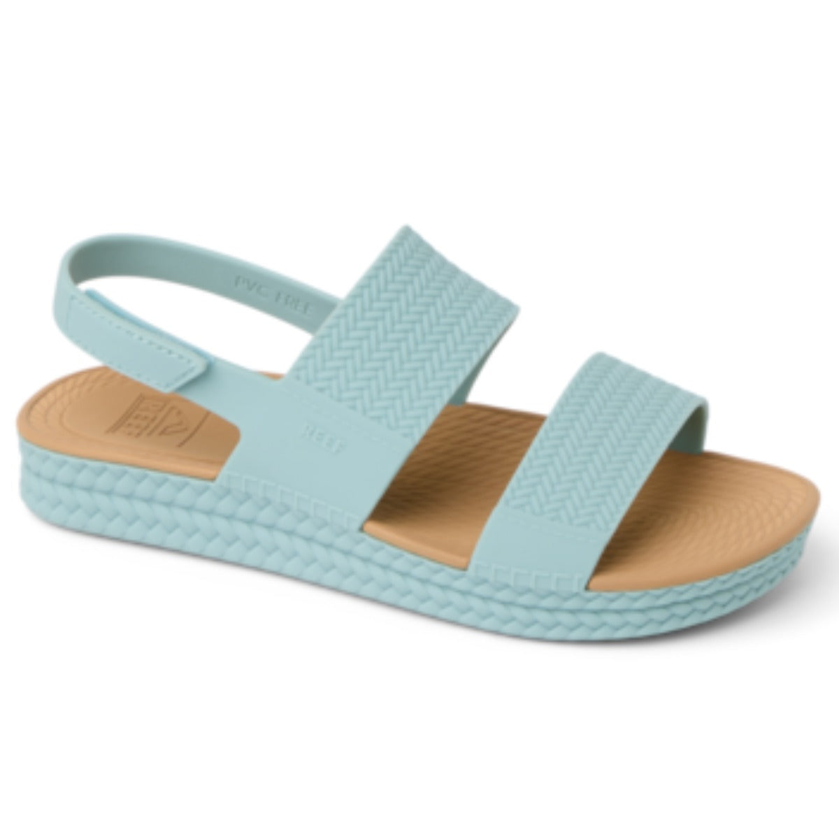 Reef Water Vista Women's Sandal in Blue Haze/Tan