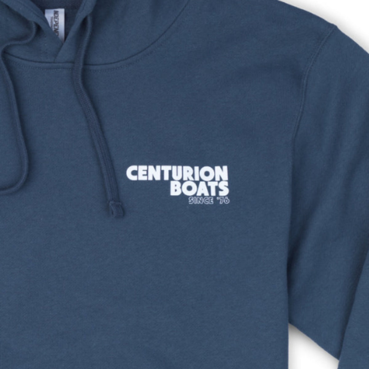 Centurion Surf Wave Hooded Sweatshirt in Storm Blue
