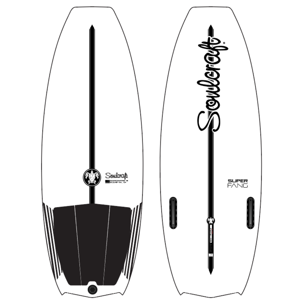 ［引き取り限定］CONDULICE SURFBOARDS サーフボード Soulcraft SuperFang Wakesurf Board 2025