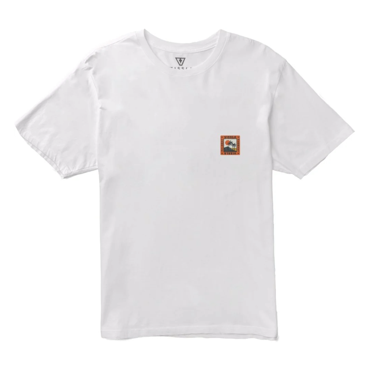 Vissla Sunrise Organic Tee in White