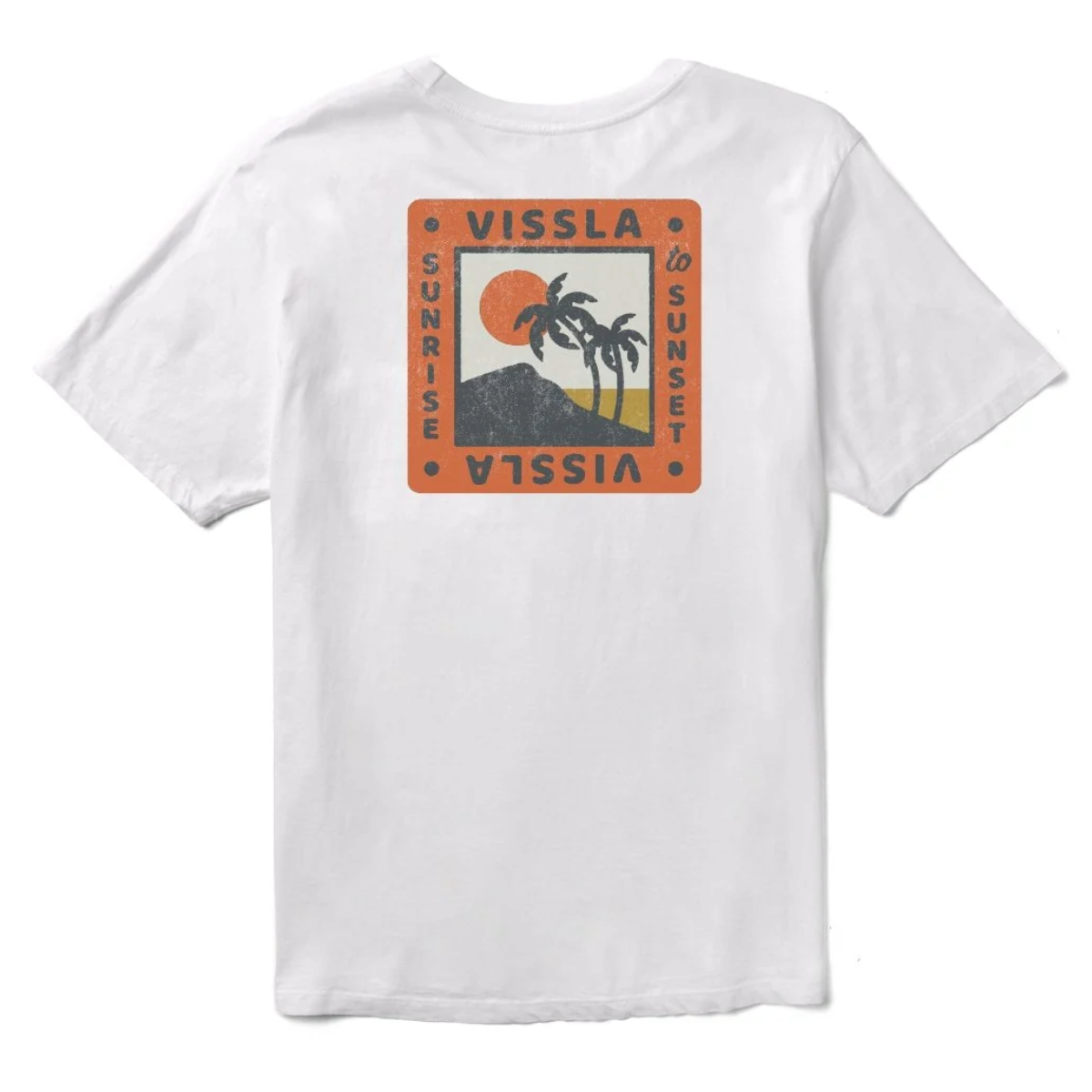 Vissla Sunrise Organic Tee in White