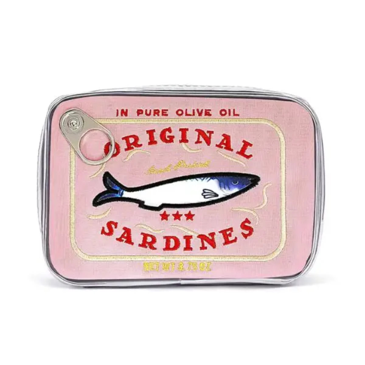 Sardine's Tin Can Cosmetic Bag in Pink