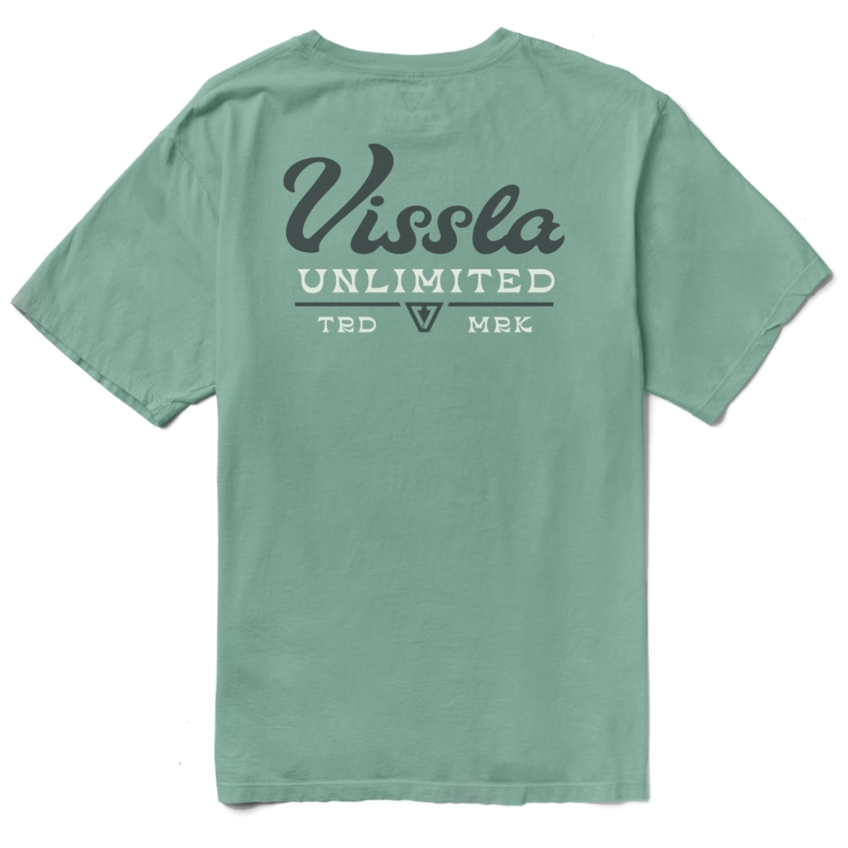 Vissla Craftsmen Organic Tee in Jade Heather