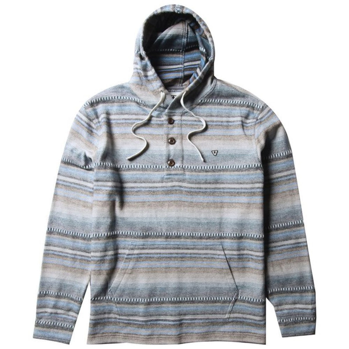 Vissla Sagrado Hooded Popover in Harbor Blue