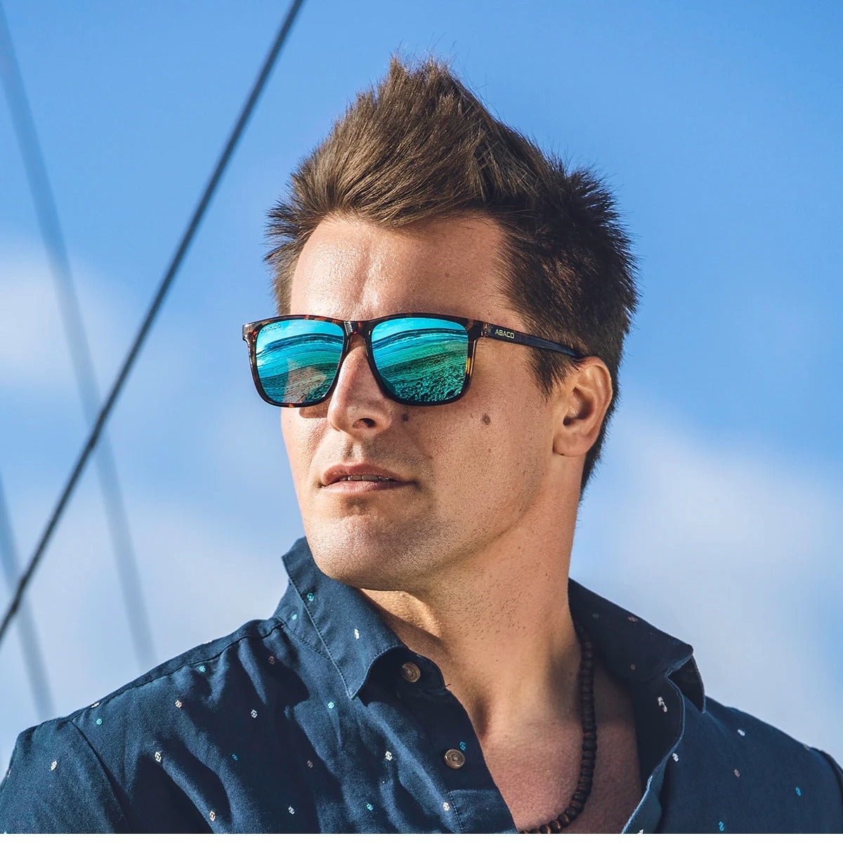 Abaco Jesse Sunglasses in Tortoise/Ocean - BoardCo