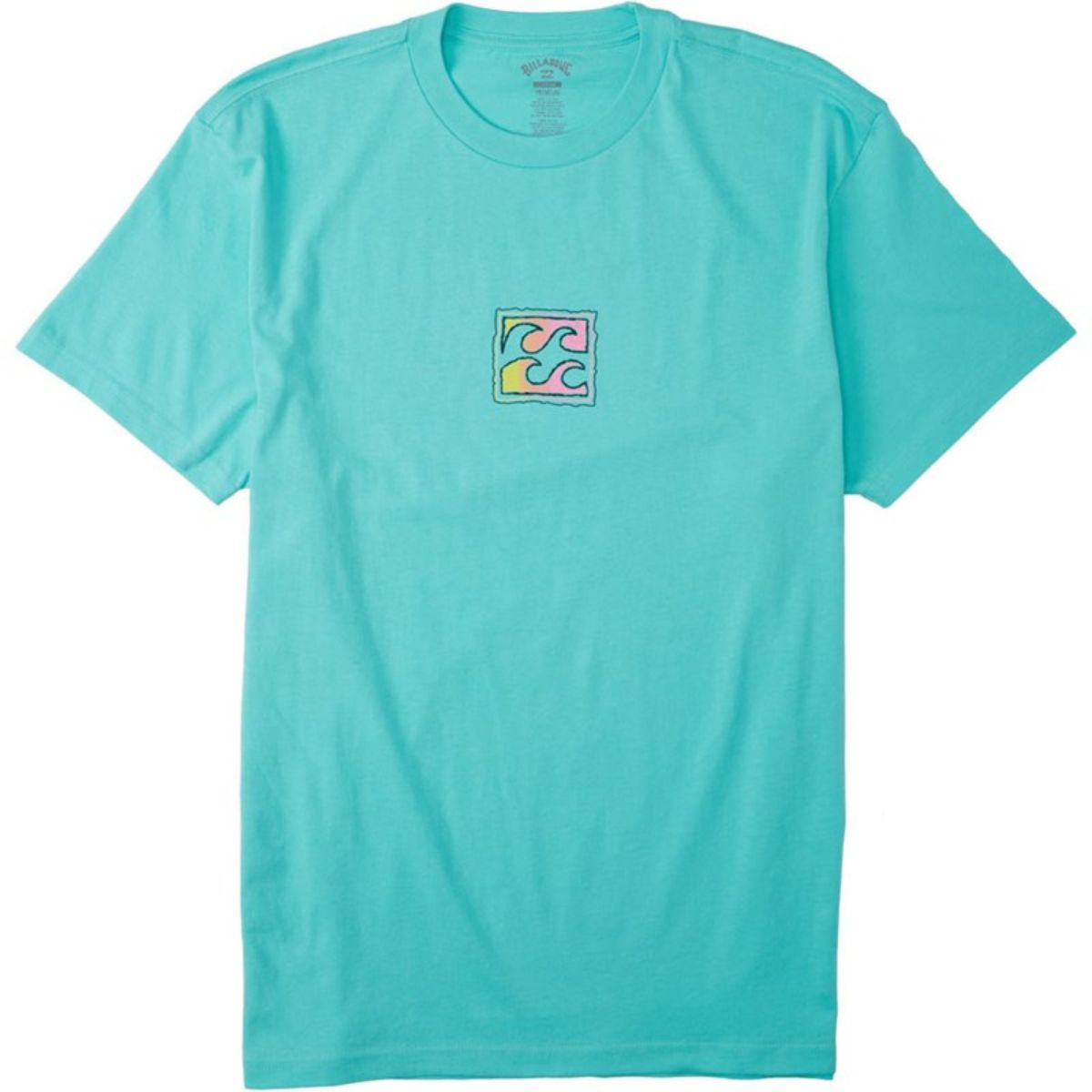 Billabong Crayon Wave Men's Tee in Light Aqua