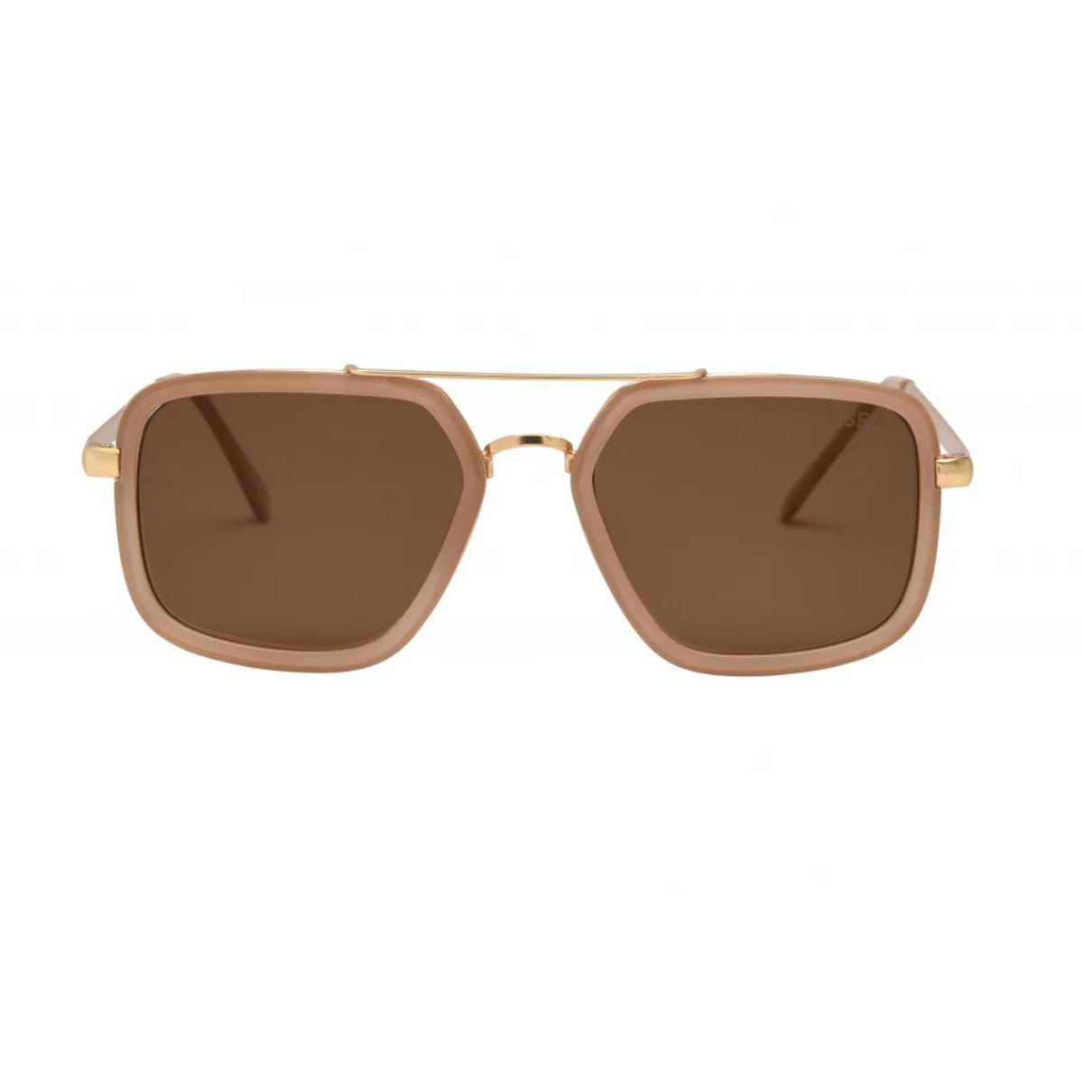 I-Sea Cruz Sunglasses in Oatmeal/Brown