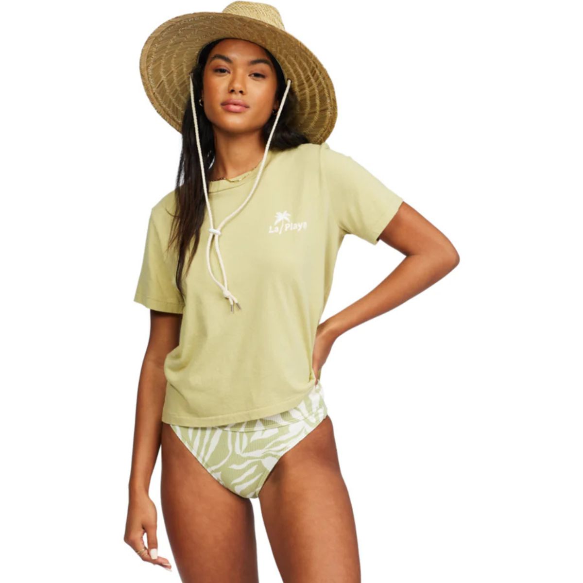 Billabong Eco Rockers Women's Tee in Cactus