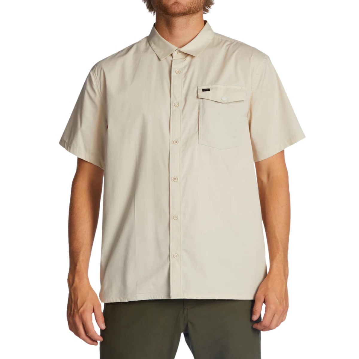 Billabong Surf Tech Short Sleeve Men's Top in Chino