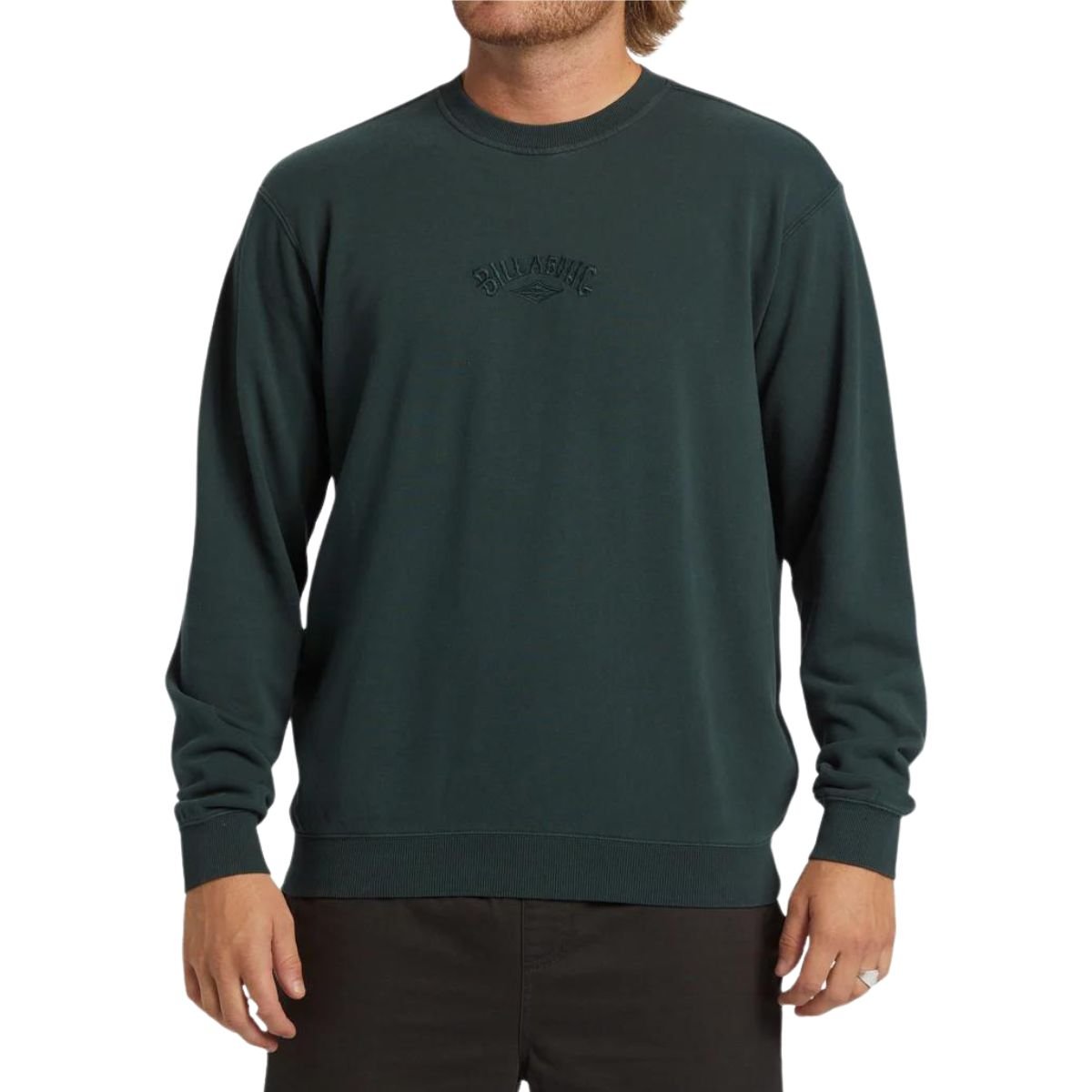 Billabong Wave Washed Crewneck Sweatshirt – Forest Green
