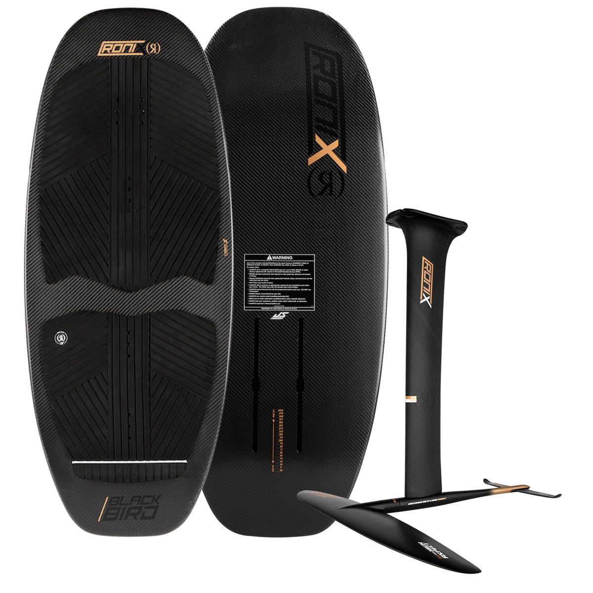 roBa ロープロファイル　黒 Ronix Velo High Aspect Wake Foil | Blackbird Board & Carbon Mast