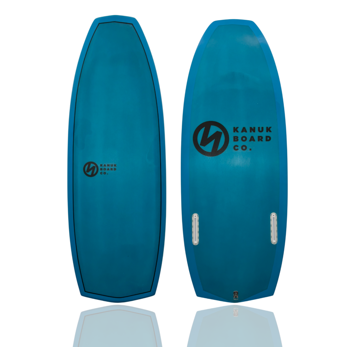 Kanuk Burnsy Pro Wakesurf Board in Ice Blue