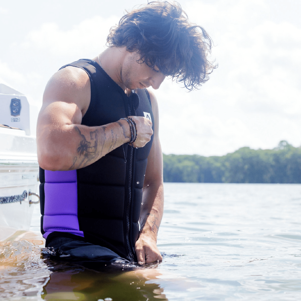 Follow Corp Men's Comp Wake Vest in Black/Purple – BoardCo