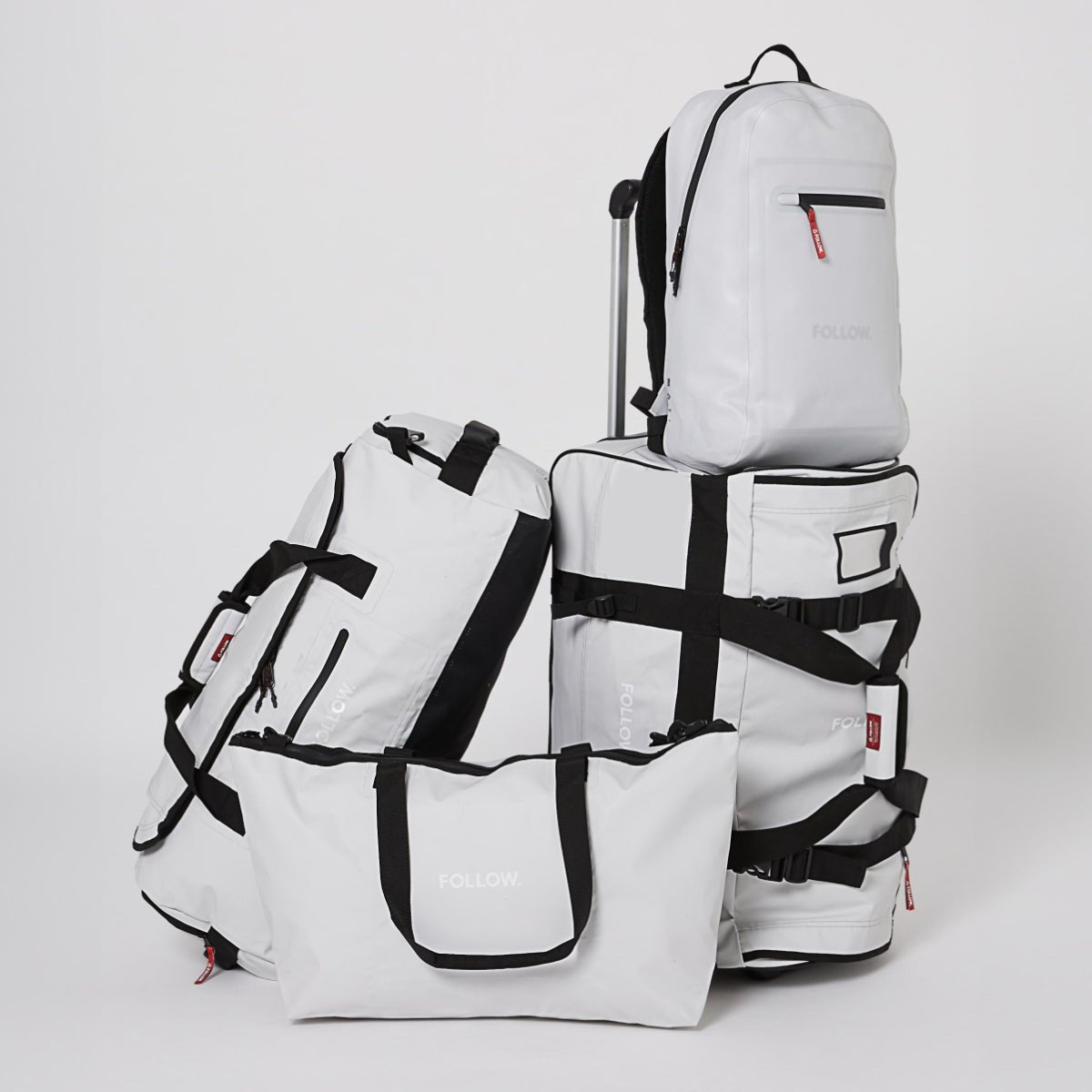 Follow Life Tote Bag in Light Grey - BoardCo