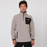 Follow Polar Crew Fleece in Stone - BoardCo
