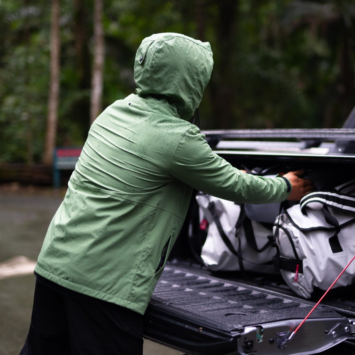 Follow Spray Anorak in Olive - BoardCo